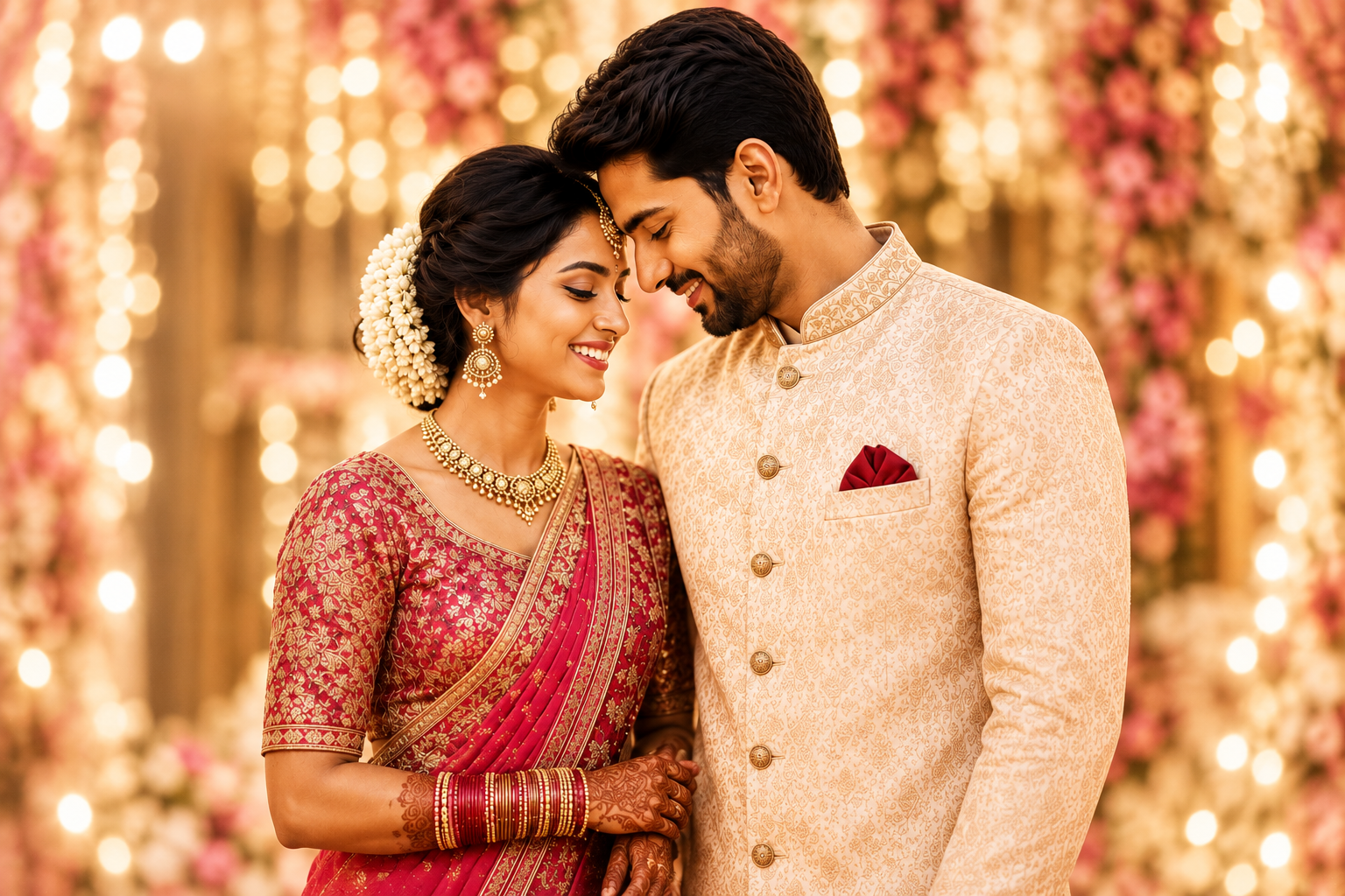 Indian Matrimony Wedding Couple 1